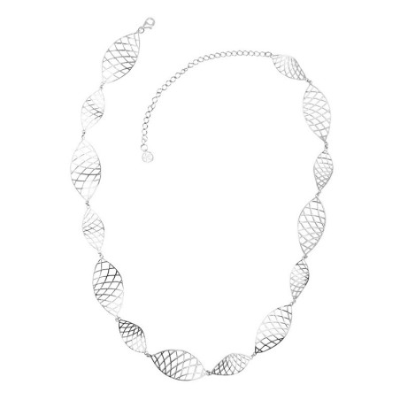 Collar rejilla en plata