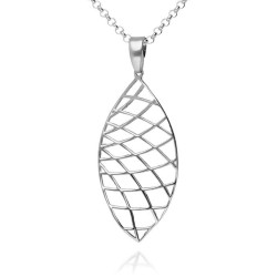 Colgante Rejillas en Plata
