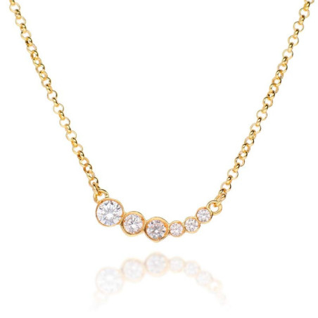 Golden shiny choker