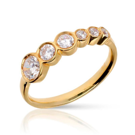 gold ring with stones