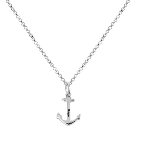 Sailor anchor necklace in silver