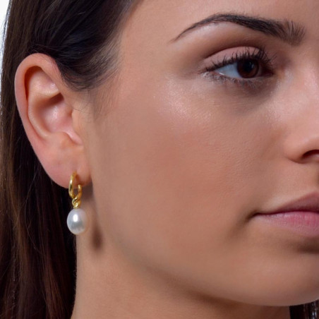 Pendientes perlas baratos en forma de pera