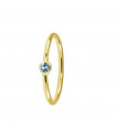 Anillo Midi Piedra Chapado