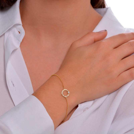 Pulsera mujer Essential dorada