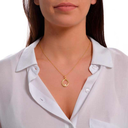 gold-plated silver pendant