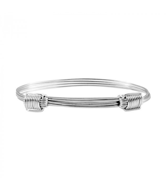 Pulsera nudos plata hombre y mujer Hago