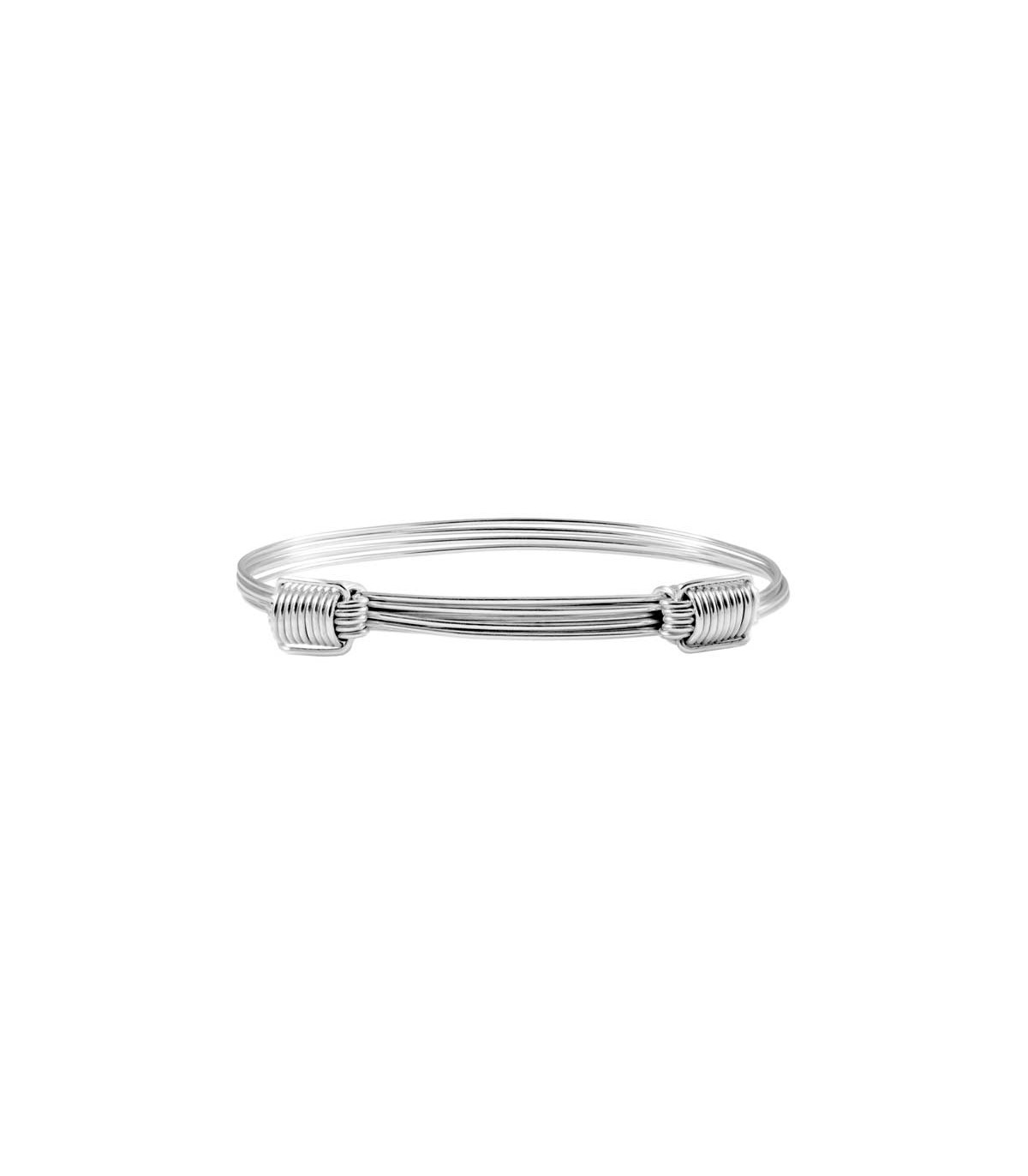 Pulsera nudos plata hombre y mujer Hago