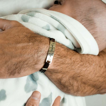 Leather Bracelet for Dads