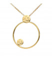 Golden Orbital Necklace