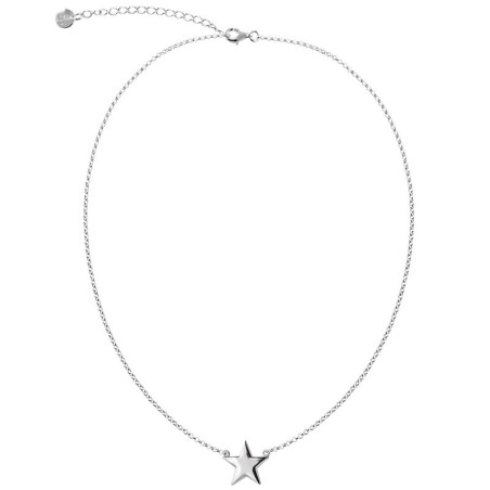colgante estrella plata