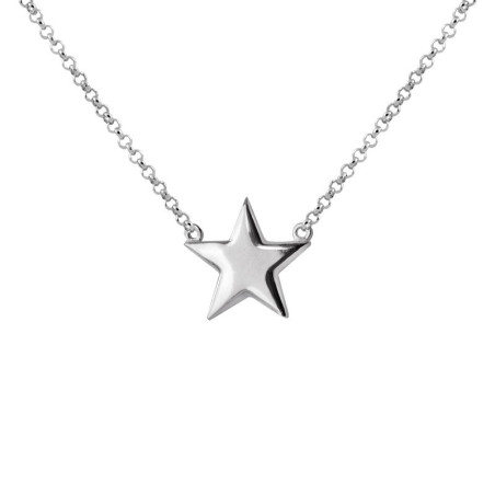 Gargantilla estrella plata