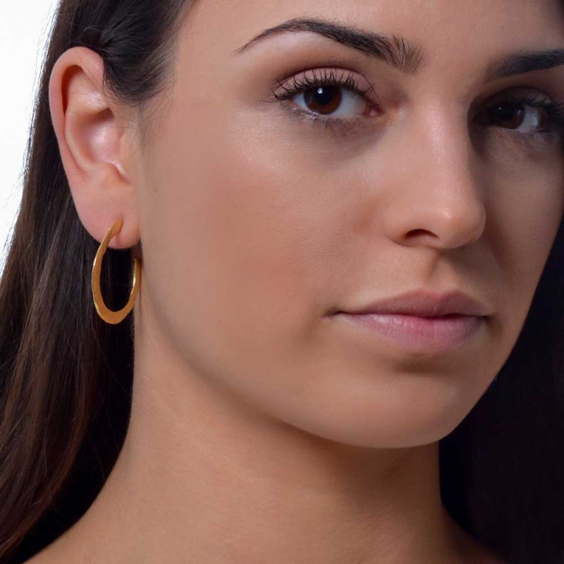 Pendientes mujer aros dorados