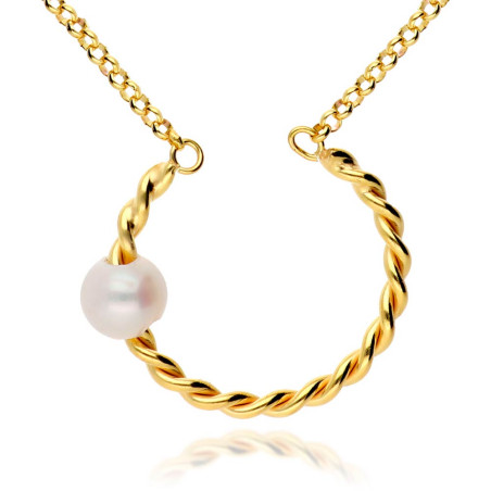 Collar perla para mujer