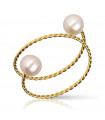 Ariel Spiral Pearl Ring