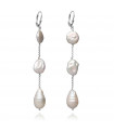 Coin, Baroque and Pear Pearl Earrings
