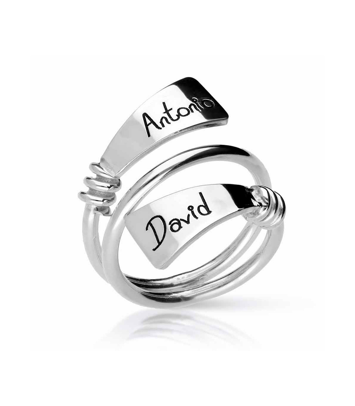 Anillo Remo Personalizado con Nombres Hago