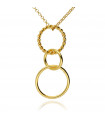 Twisted Circle Necklace