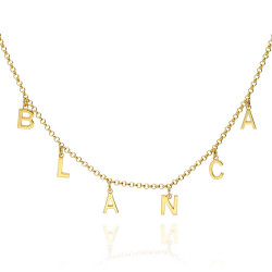 Personalised Name Necklaces in Silver & Gold | Hago