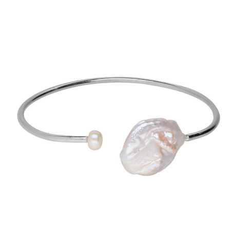 Nusa pearl bracelet in silver