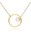 Saturn Pearl Necklace