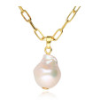 Bali Pearl Necklace, Forced Chain
