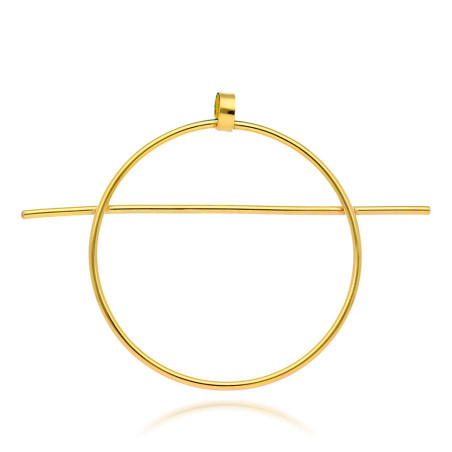 Bern golden circle pendant