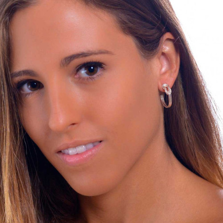 Pendientes originales con nudos doble