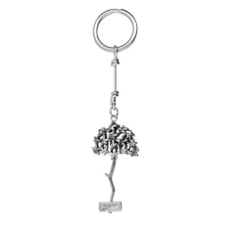 Biznaga de Málaga keychain in silver