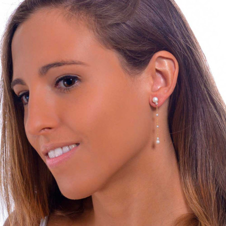 Pendientes fiesta Taos para mujer en Oro