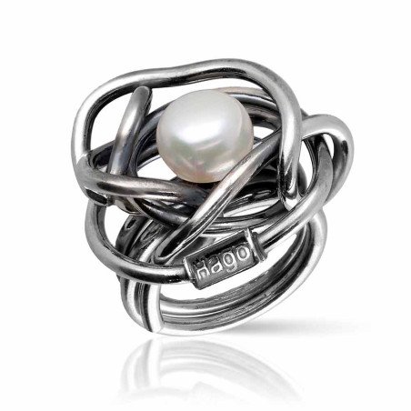 Anillo nudo retorcido