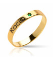 Ring Name Wish 3mm Gold