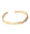 Choker Dorado Nudo Cruzado