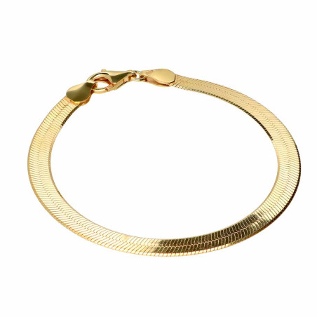 Gold Plated Snake Bracelet