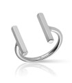 Parallel Silver Ring