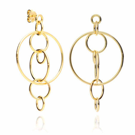 Women's multi hoop earrings