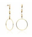 Golden Twist Earrings