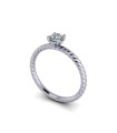 Diamond Twisted Solitaire