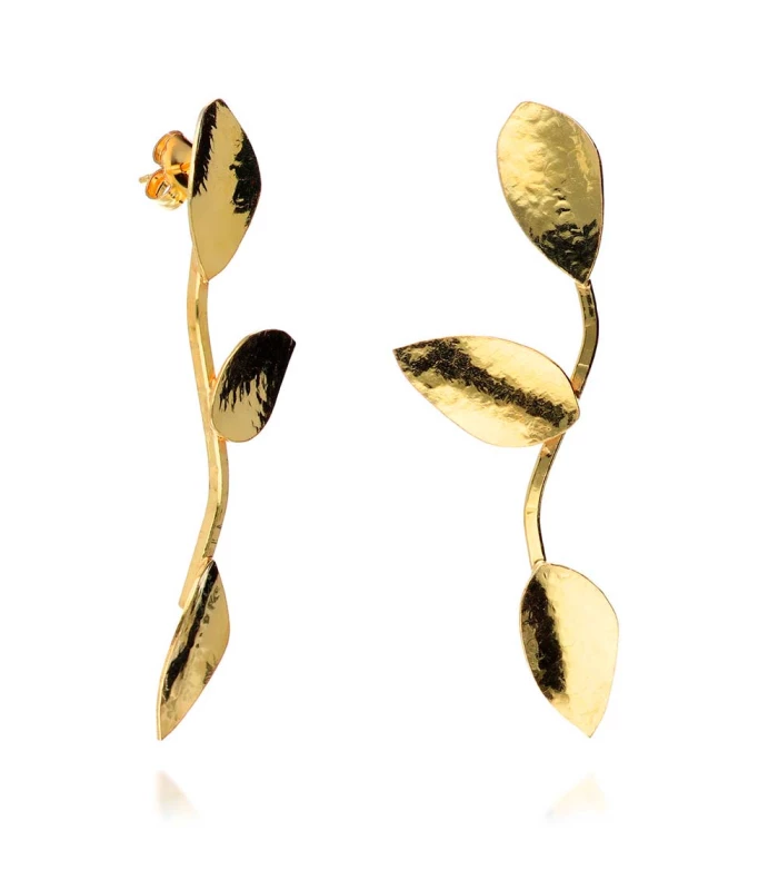 Mother jungle leaf earrings