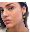 Honeysuckle Leaf Earrings