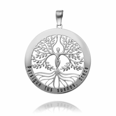 Colgante árbol de la vida raíces personalizado