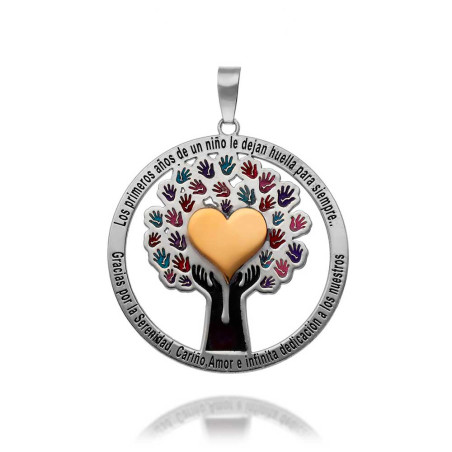 Tree of life heart pendant