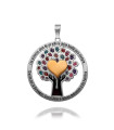 Tree of life heart pendant
