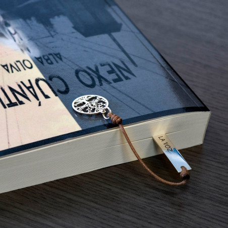 Book with personalized bookmark