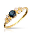 Blue London Diamond Ring