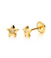 Pendientes Estrella de Oro de 4,5mm