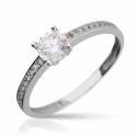 Side Solitaire Ring 5mm Gold