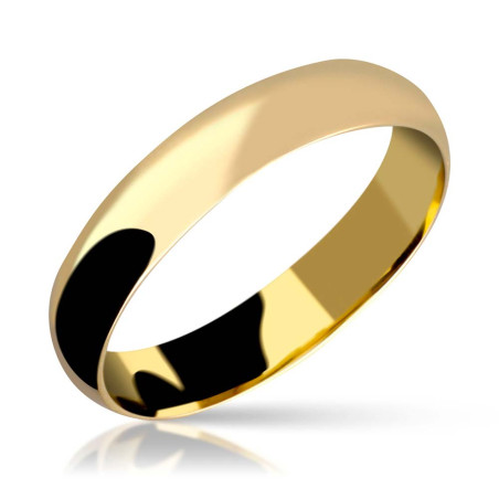 Alianza media caña para matrimonio de 4mm