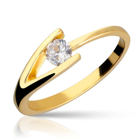 Anillo in the shape of a griega in gold