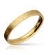Satin Flat Wedding Ring in gold