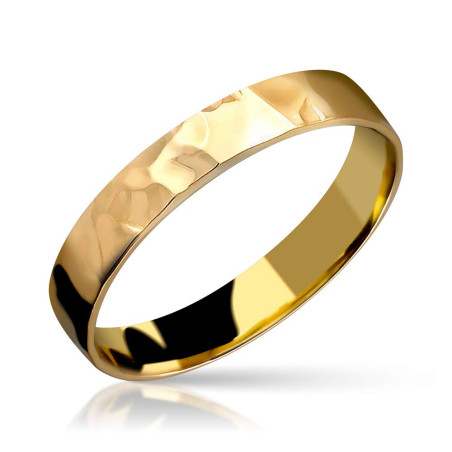 Alianza para boda de 3mm en oro de primera ley